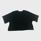 Black Cropped 'Bisous' T-Shirt
