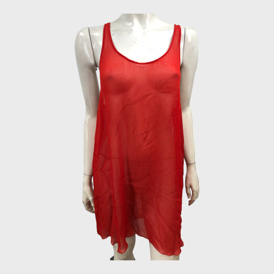 Isabel Marant Burnt Orange Slip Dress