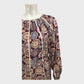 Branded Burgundy Printed Dress - Size 12