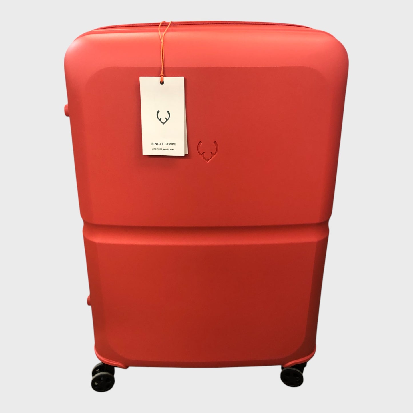 Antler Large Single Stripe Suitcase - Ember Orange