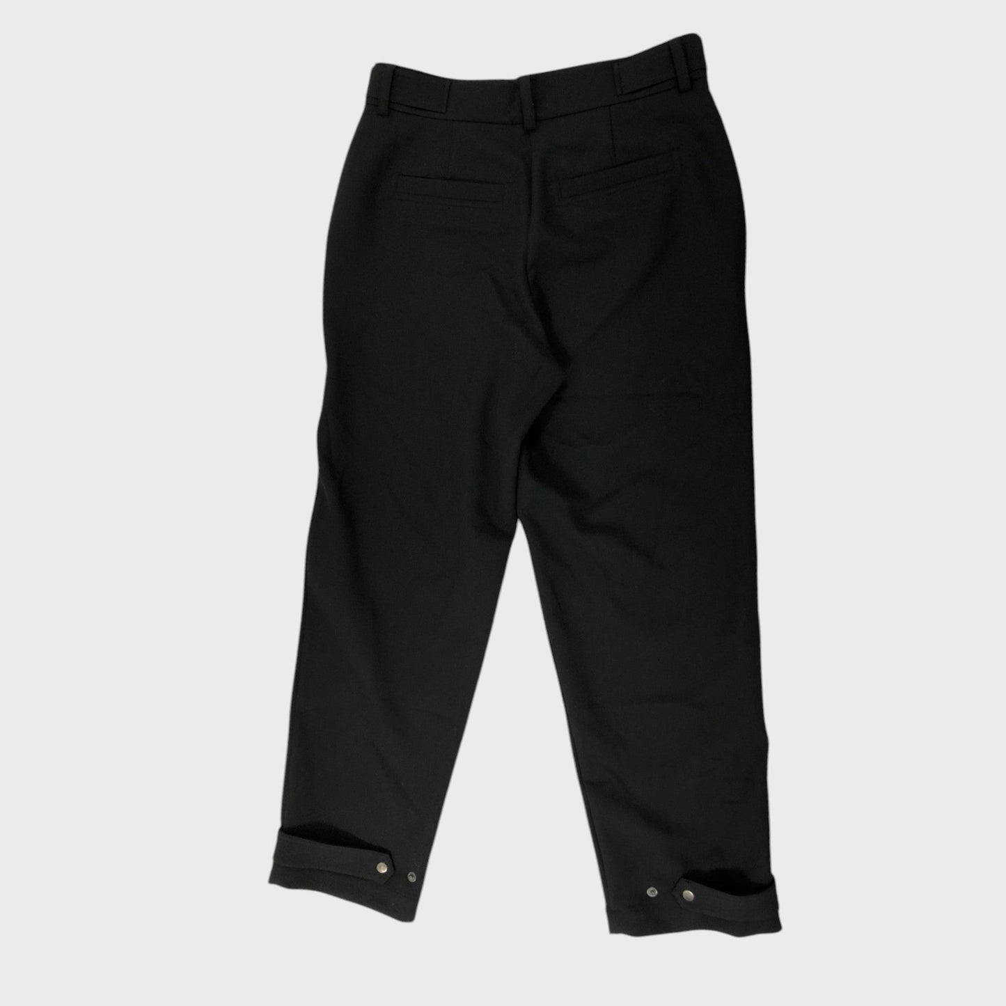 Branded Black Straight Leg Trousers - Size 12