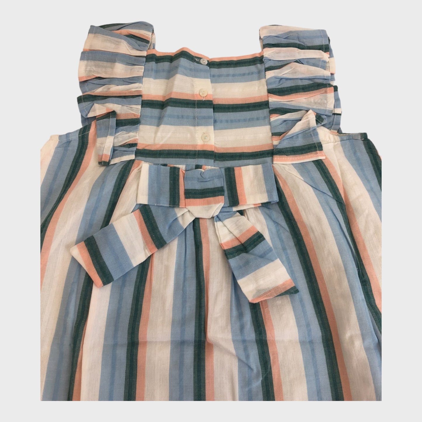 Girl's Pastel Striped Summer Dress