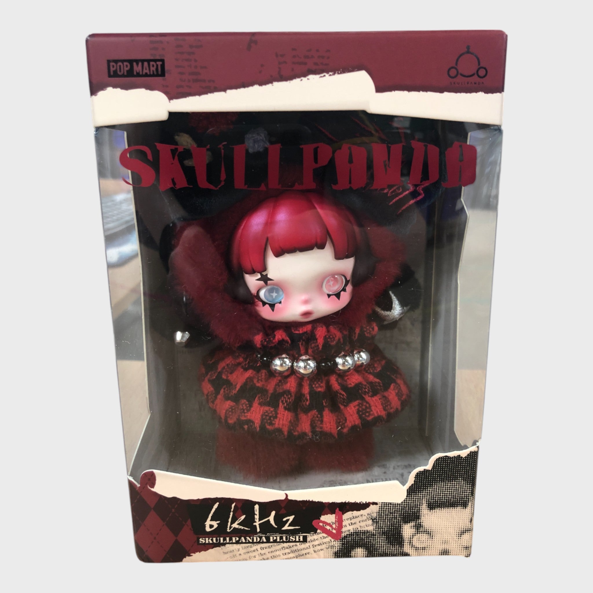 Popmart SKULLPANDA Plush 6kHz Keychain Doll | Newlife Online
