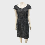 Precis Petite Black Boucle Dress - Size 10