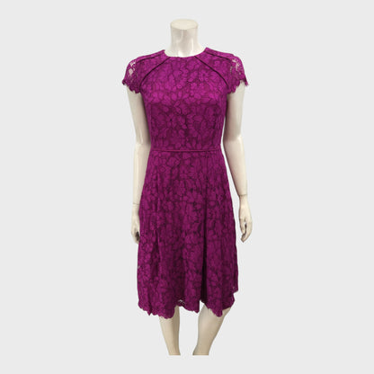 Branded Berry Purple Lace Dress - Size 10