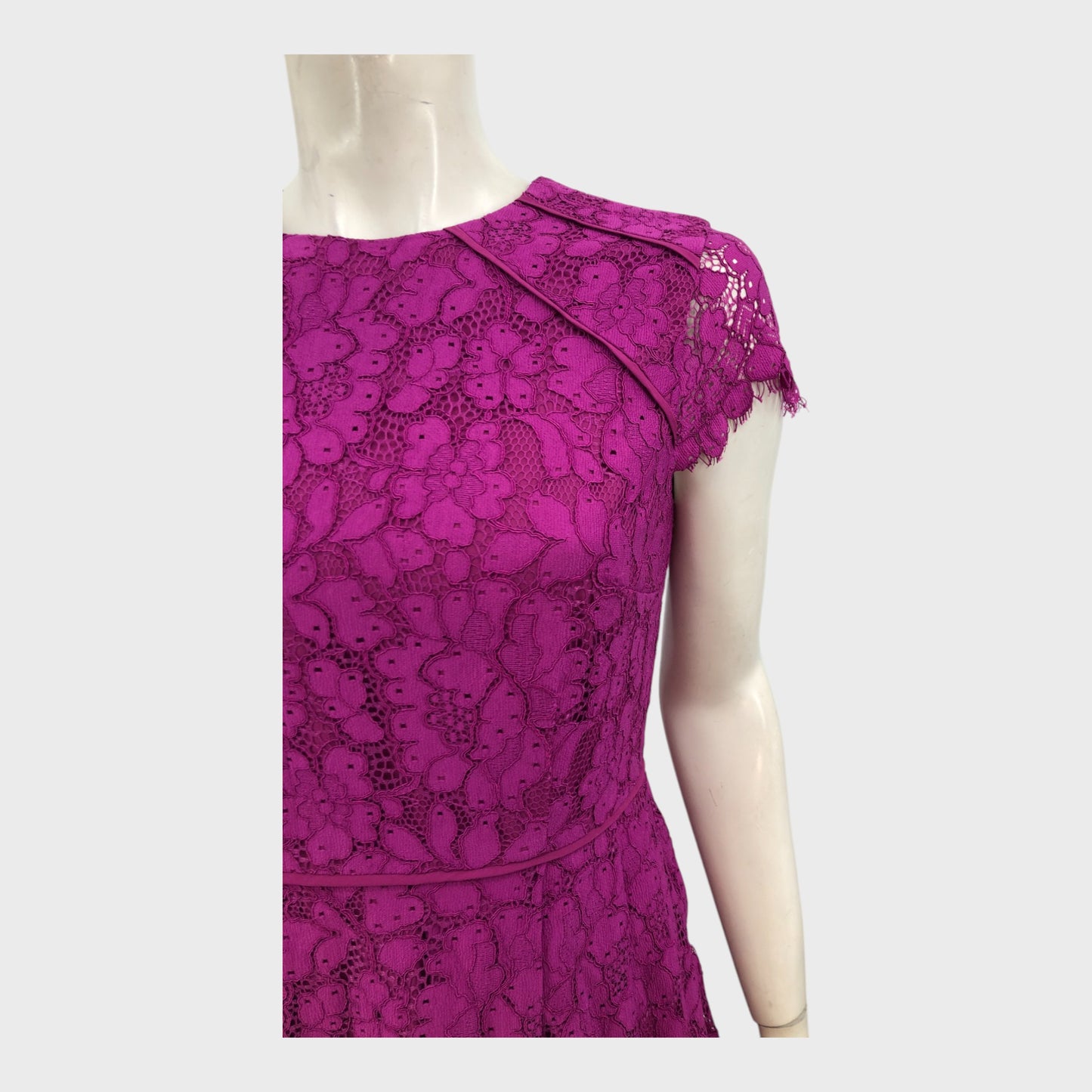 Branded Berry Purple Lace Dress - Size 10