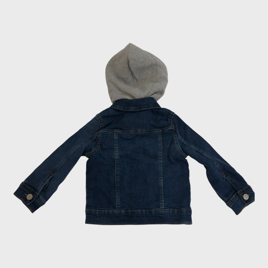 Kid's Hooded Denim Jacket