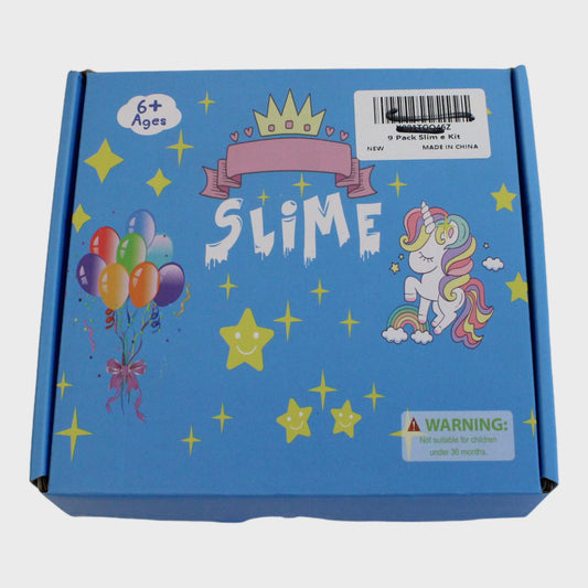 Kid's 9-Pack Unicorn Themed Slime