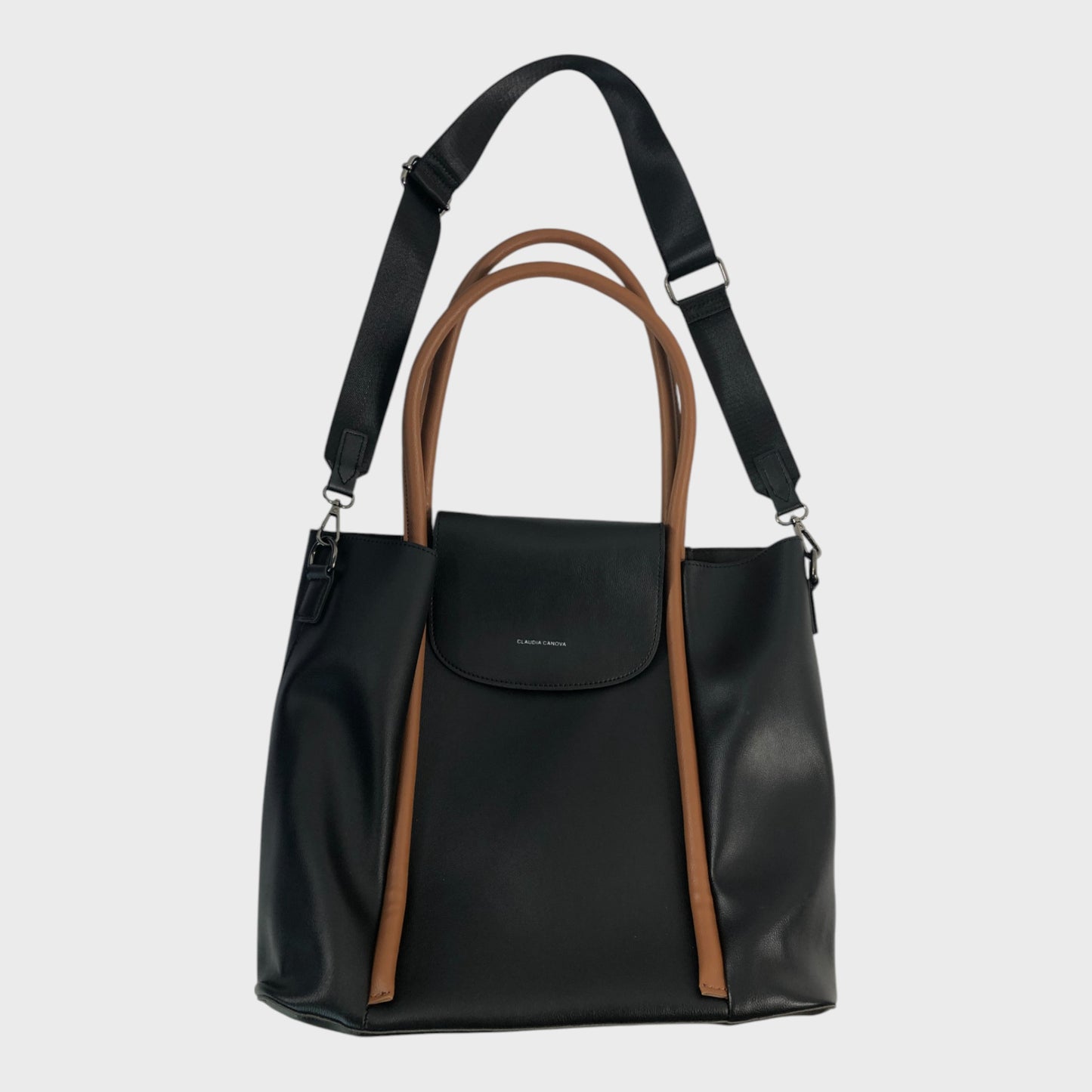 Claudia Canova Black Tote Bag