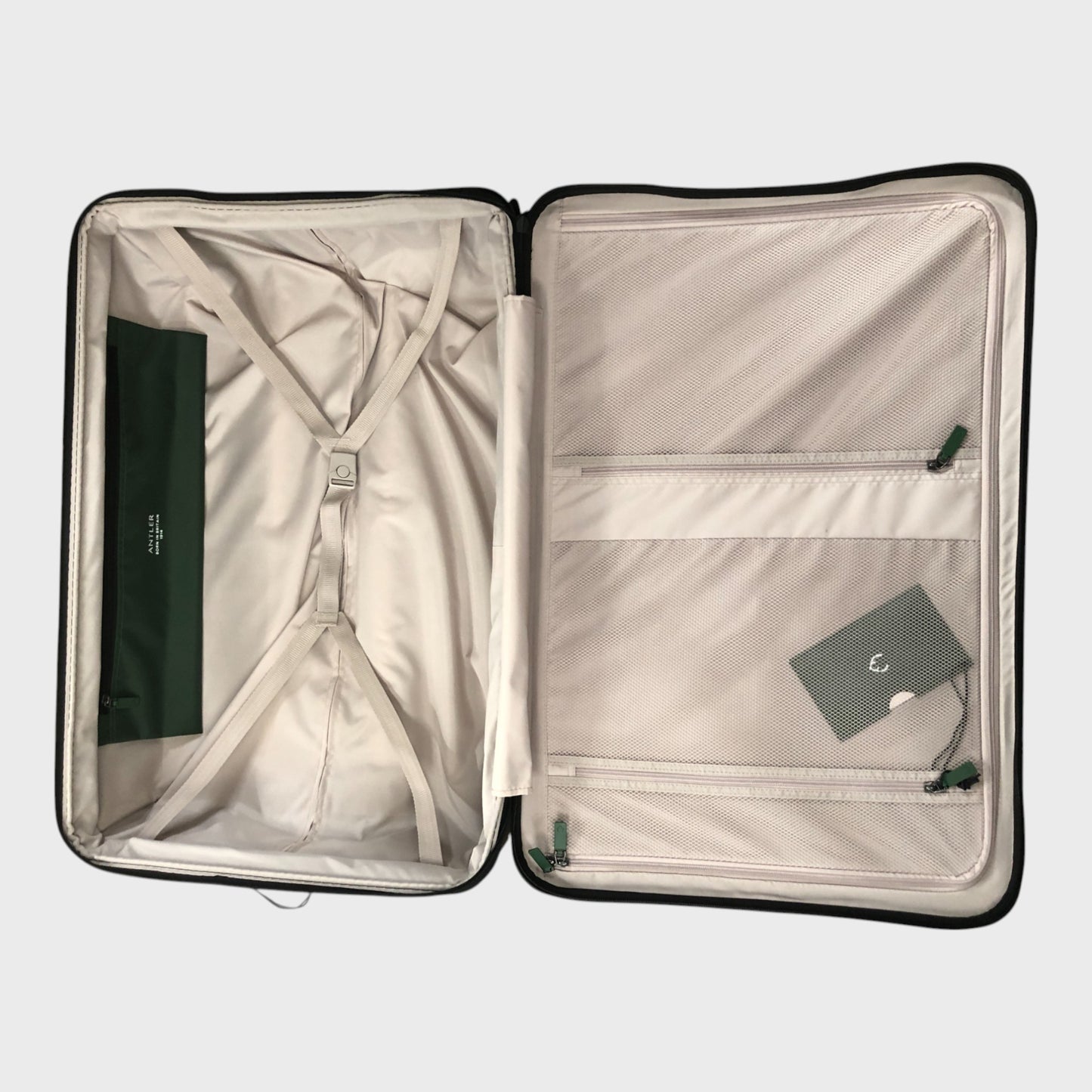Antler Icon Stripe Large Suitcase - Green