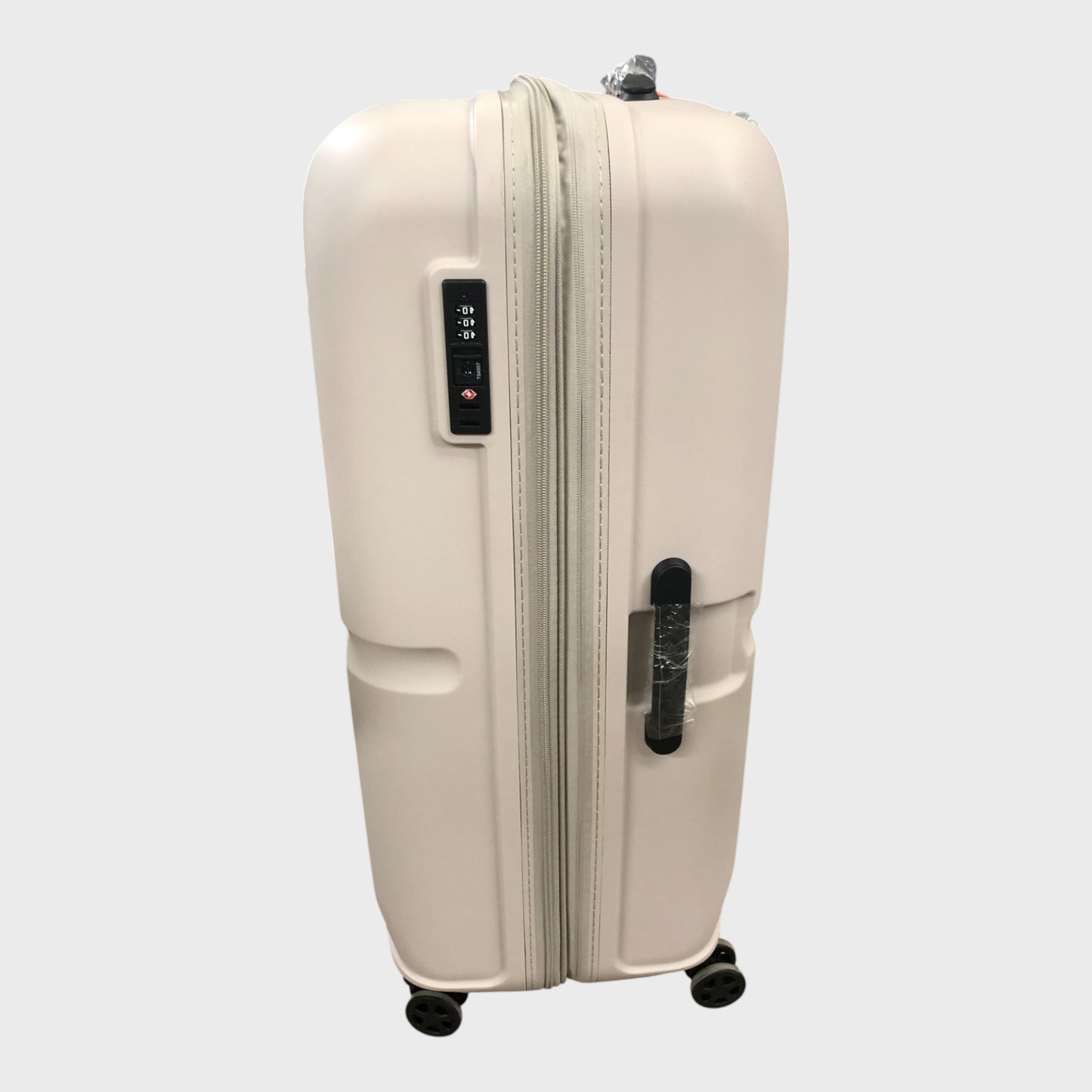 Antler Large Single Stripe Suitcase - Taupe