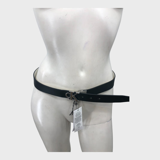 Calvin Klein Reversible Black Leather Belt - Size Small