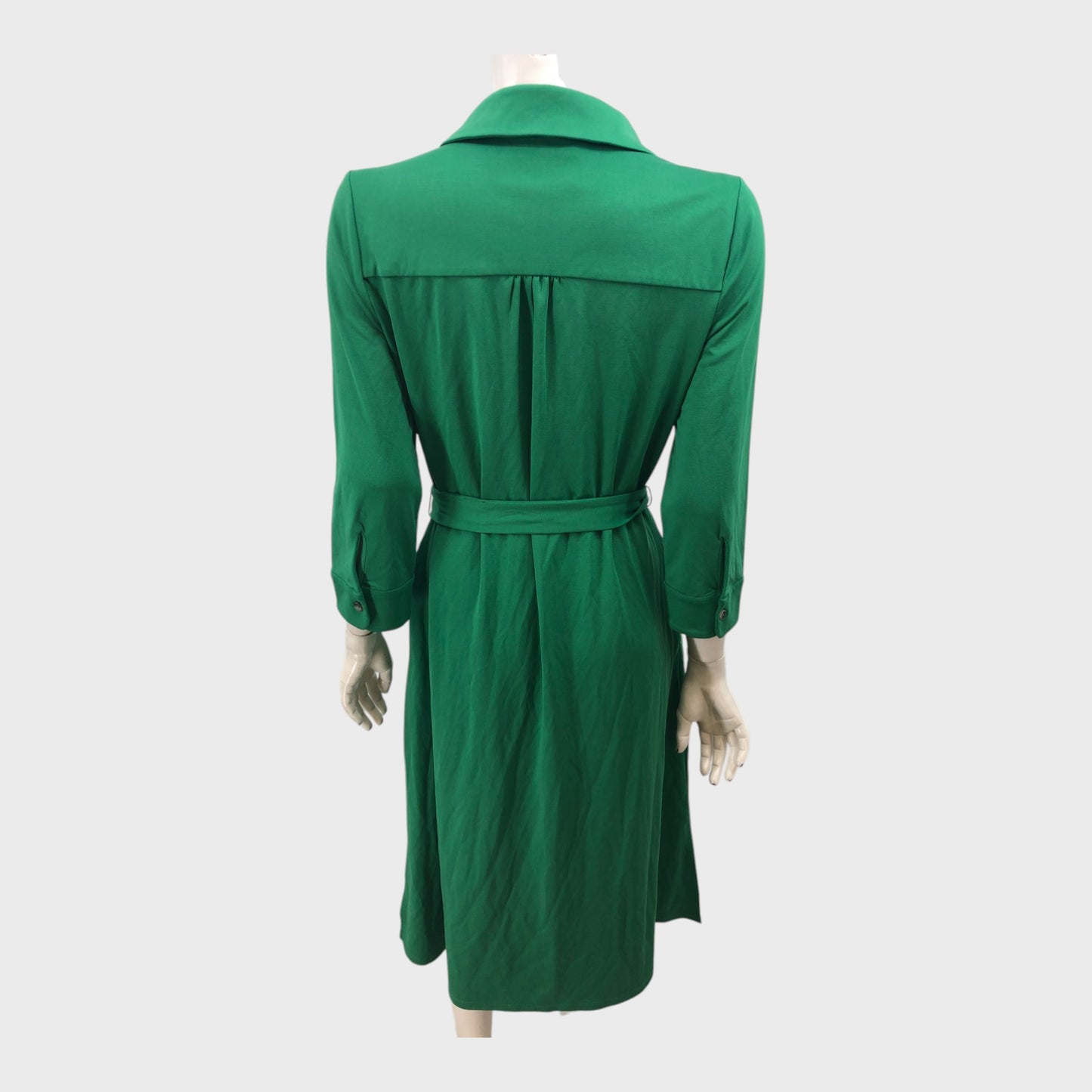 Green Branded Shirt Dress - Size 10