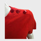 Branded Coral Midi T-Shirt Dress - Size 8