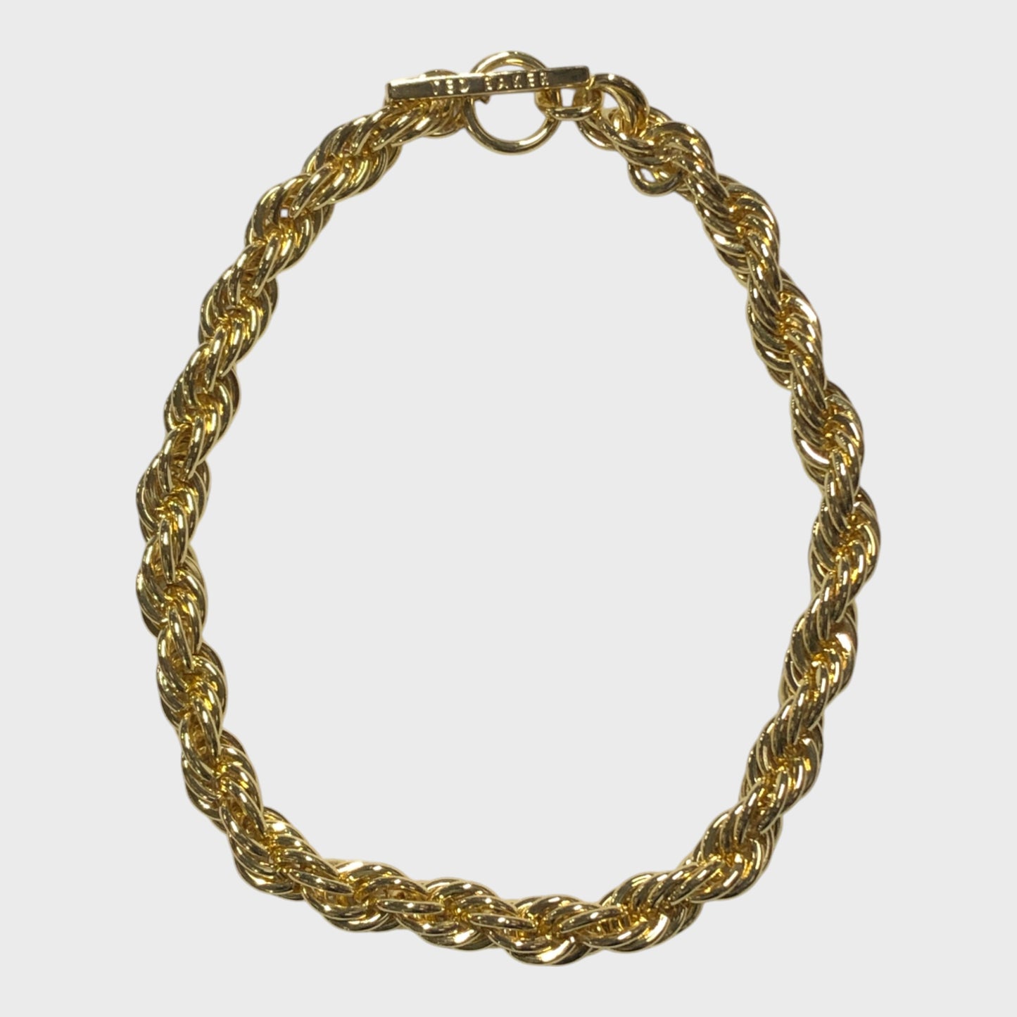 Ted Baker Gold Tone Heavy Chain Rope Necklace