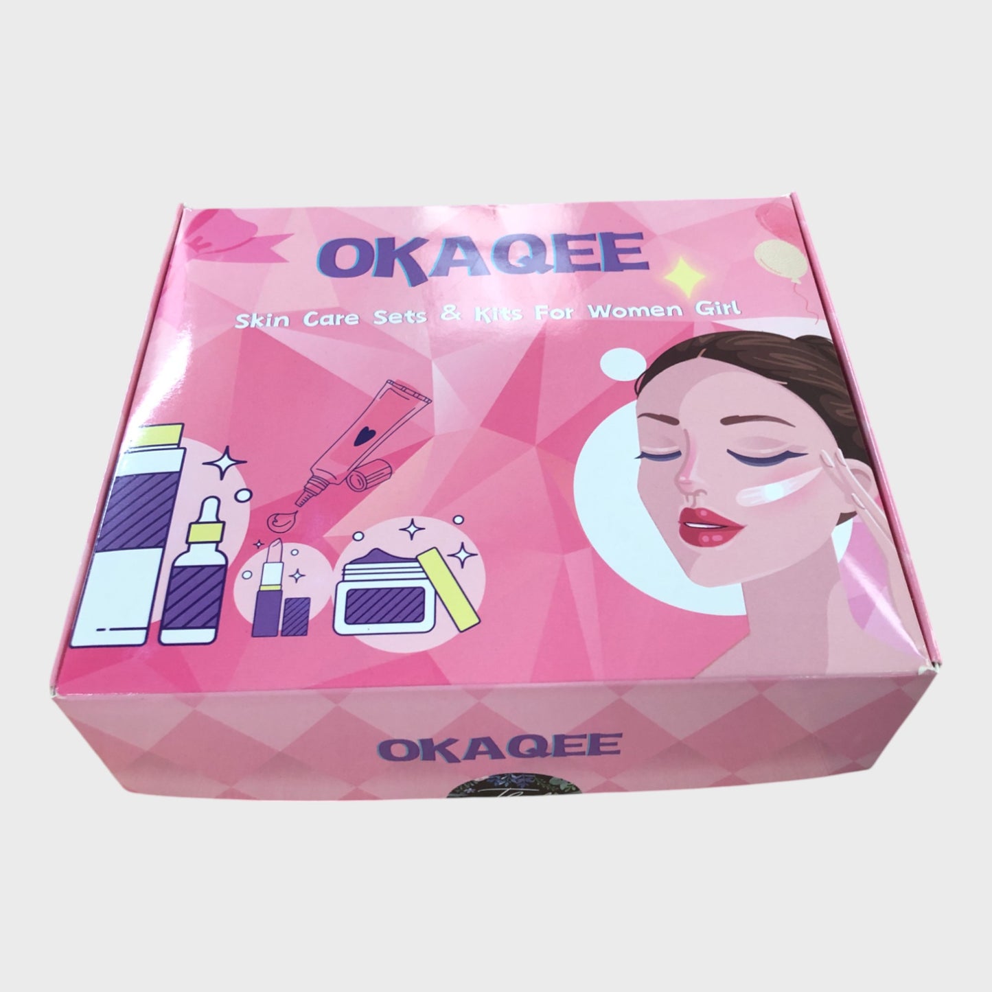 Rose Pamper Skin Care Set - 9 Pieces