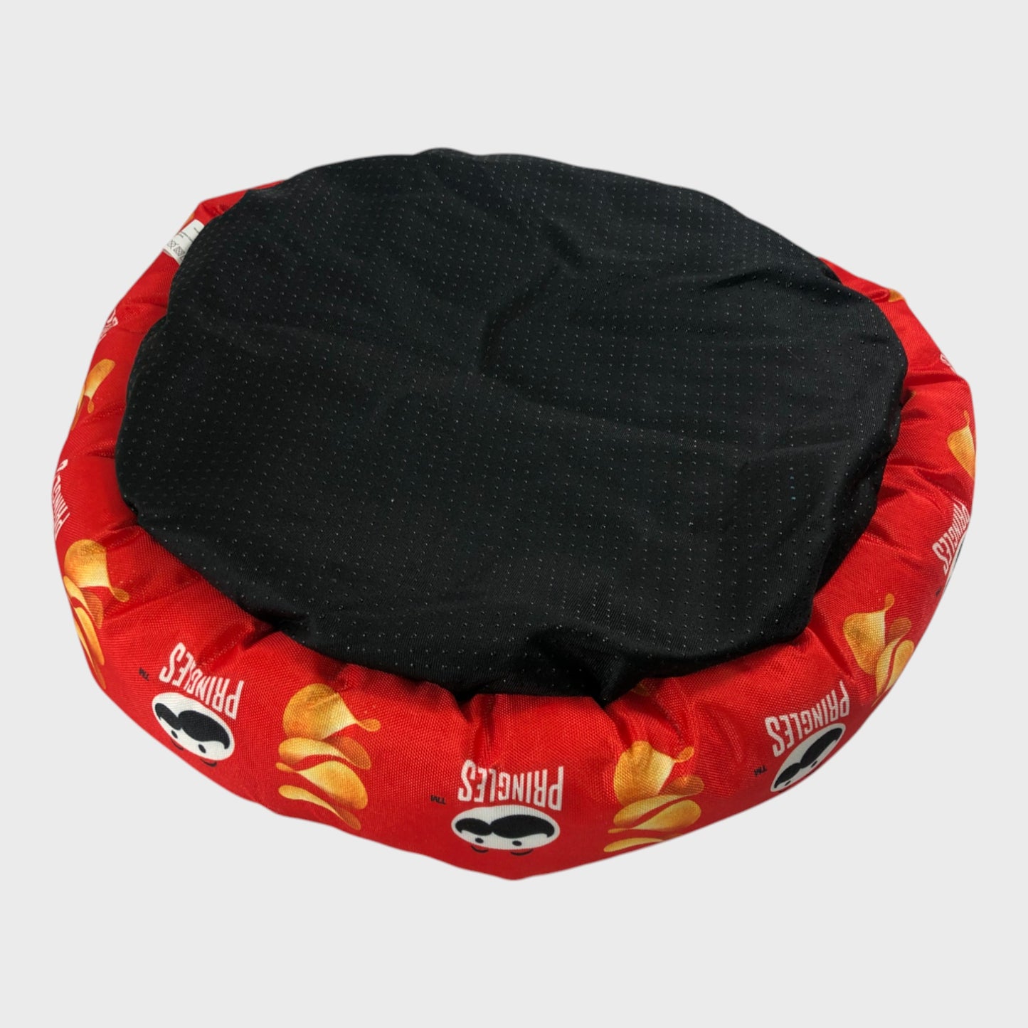 Round Bed For Small Pets- Pringles Print