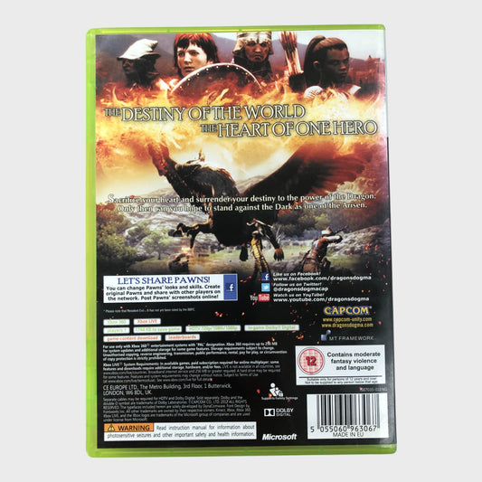 Dragon's Dogma XBOX 360 Video Game - Used