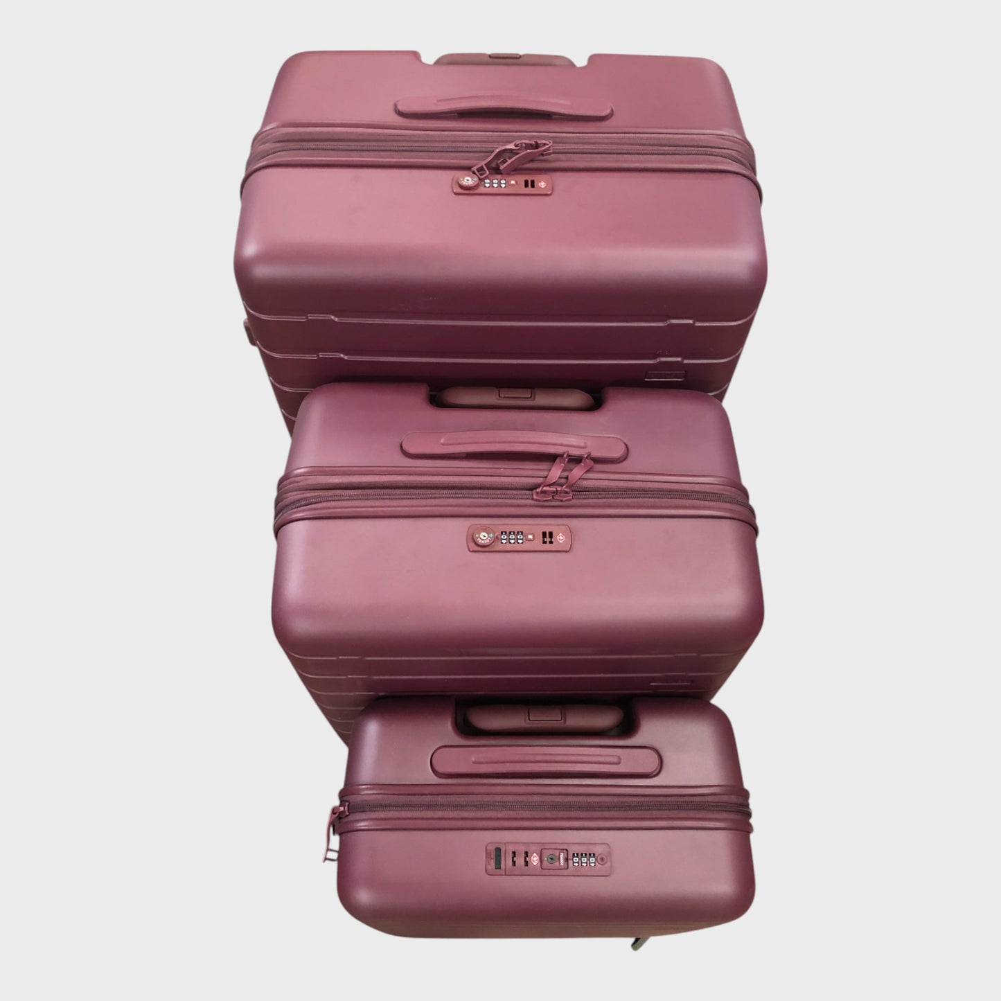 Antler Stamford 2.0 Hard Suitcase Set - Cabin, Medium & Large - Heather Purple