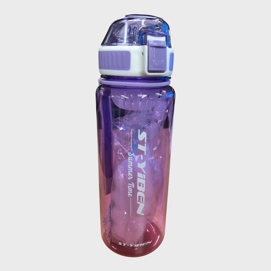 STYIBEN Purple Gradient Water Bottle 850ml Leakproof With Strainer