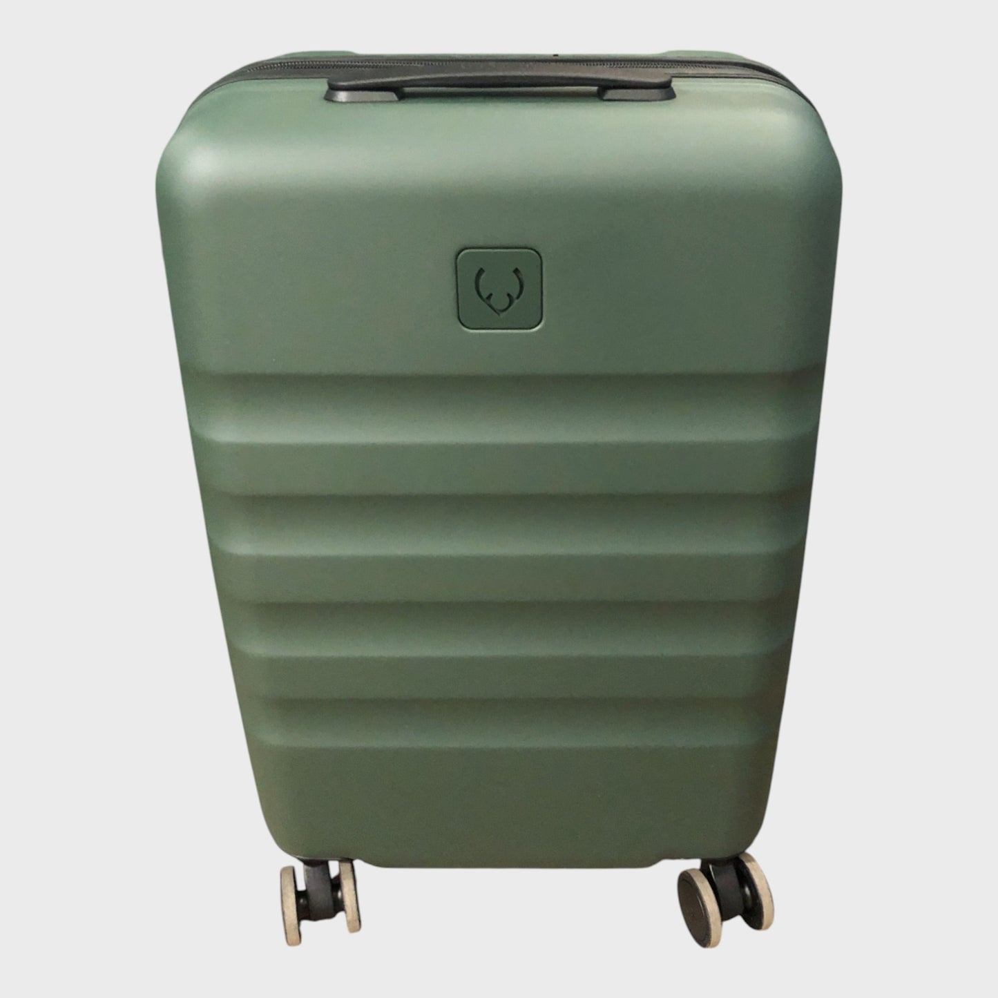 Antler Icon Stripe Hard Suitcase Set - Cabin, Medium and Large - Green