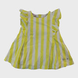 Yellow Striped Summer Dress