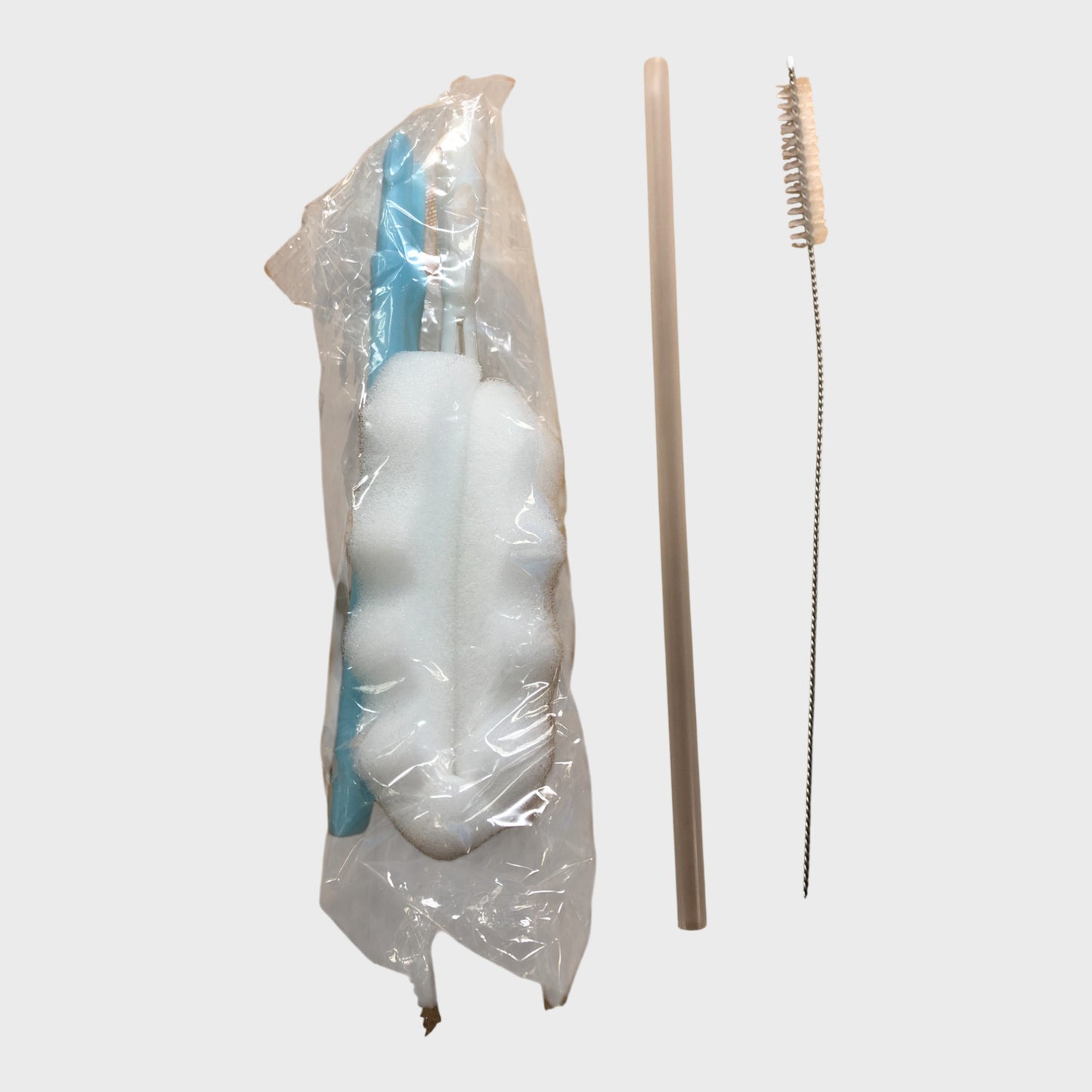 1L Grey Insulated Water Bottle Leakproof BPA-Free with Straw Flip Lid