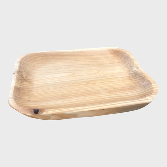 Handmade Rustic Wooden Serving Dish