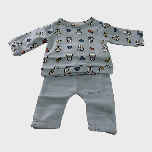 Baby 2-Piece Pixel Rabbit Tracksuit