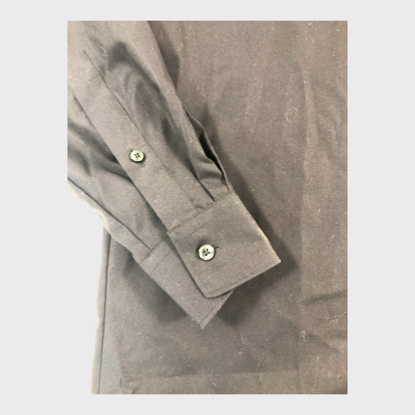 Olymp Black Shirt - Size Medium - 15.5"