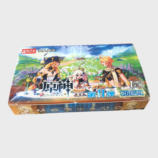 Genshin Impact Collector Cards Trading Box - 36 Packs - New/Sealed