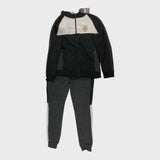 Brave Soul Black/Charcoal Marl Power Tracksuit - Size Extra Large