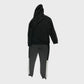 Brave Soul Black/Charcoal Marl Power Tracksuit - Size Extra Large