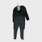 Brave Soul Black/Charcoal Marl Power Tracksuit - Size Extra Large