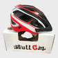 Skull Cap Red & Black Bicycle Helmet - Large