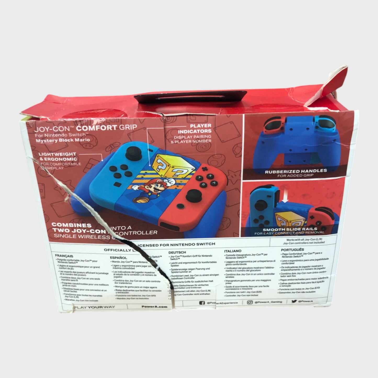 Super Mario Nintendo Switch Joy-Con Comfort Grip