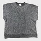 Branded Grey Beaded Jumper - Size Medium
