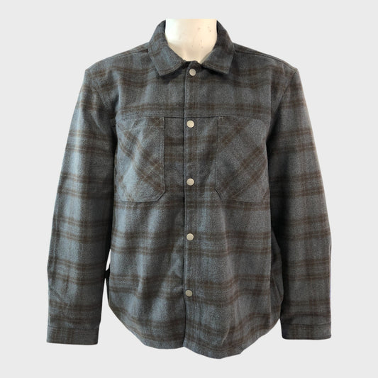 Men's Fleece Checked Shacket