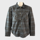 Fleece Checked Shacket - Size XL