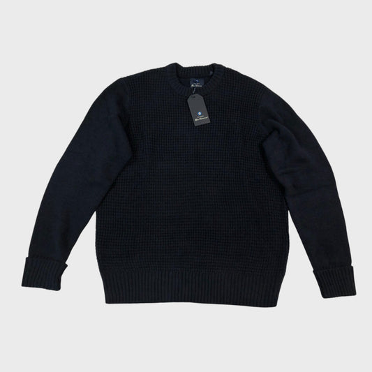 Ben Sherman Dark Blue Jumper - Size Large