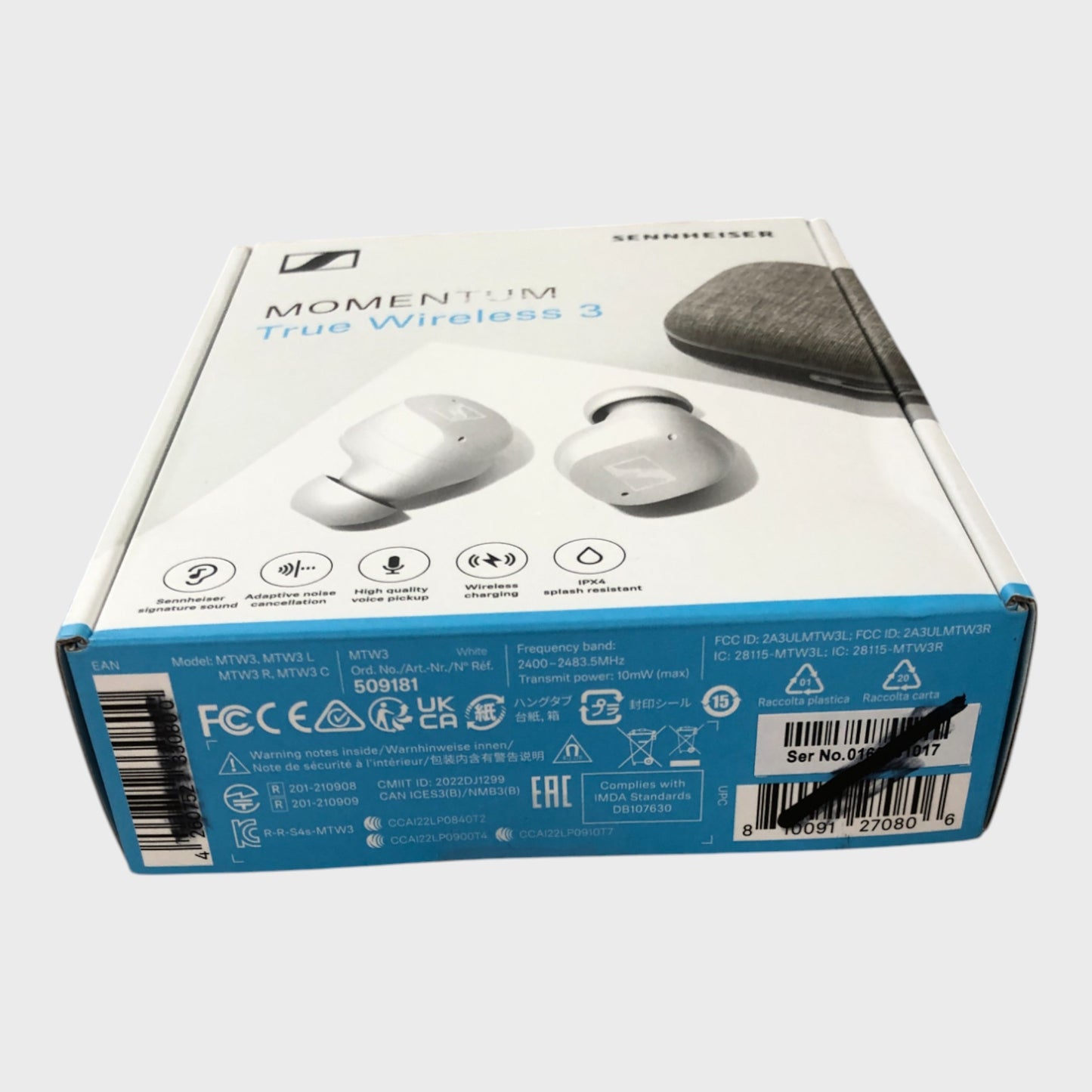 Sennheiser Momentum True Wireless 3 Earbuds - White