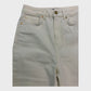 Off White Straight Leg Jeans