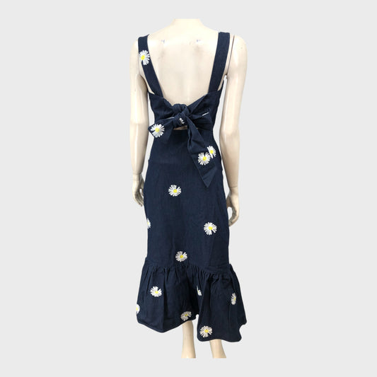 Branded Blue Floral Denim Dress