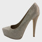 Kurt Geiger Carvela Nude Diamante Heels - Size 5 UK