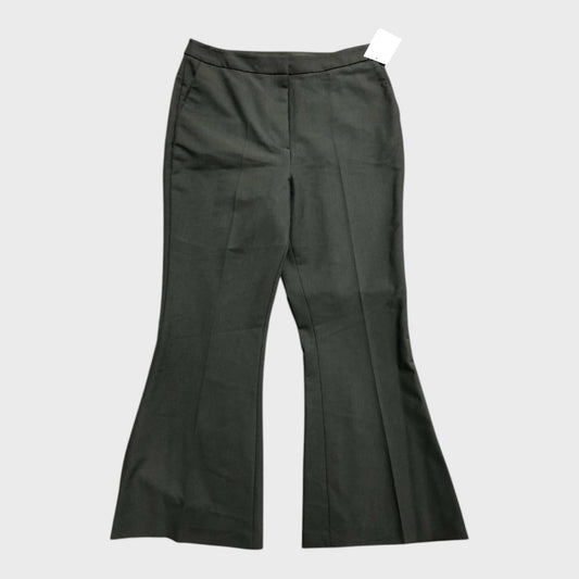 Branded Khaki Flare Trousers