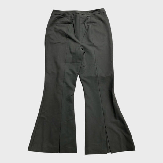 Branded Khaki Flare Trousers