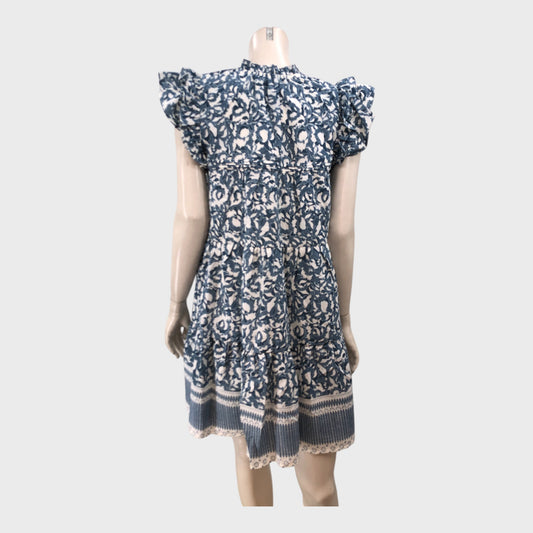 Branded Blue Floral Print Dress