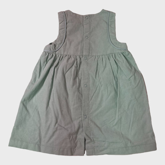 Mint Green Corduroy Girls Dress