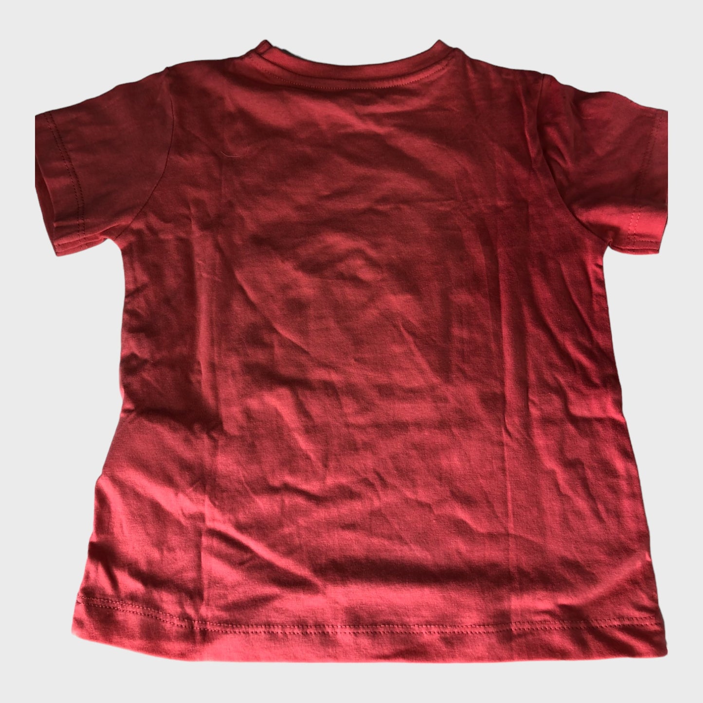 Red Hawaii Print Kids T-shirt