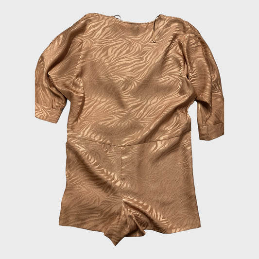 Bronze Wrap Playsuit